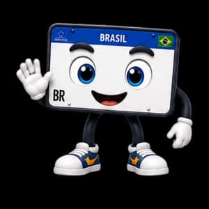Mascote do Busca Placa