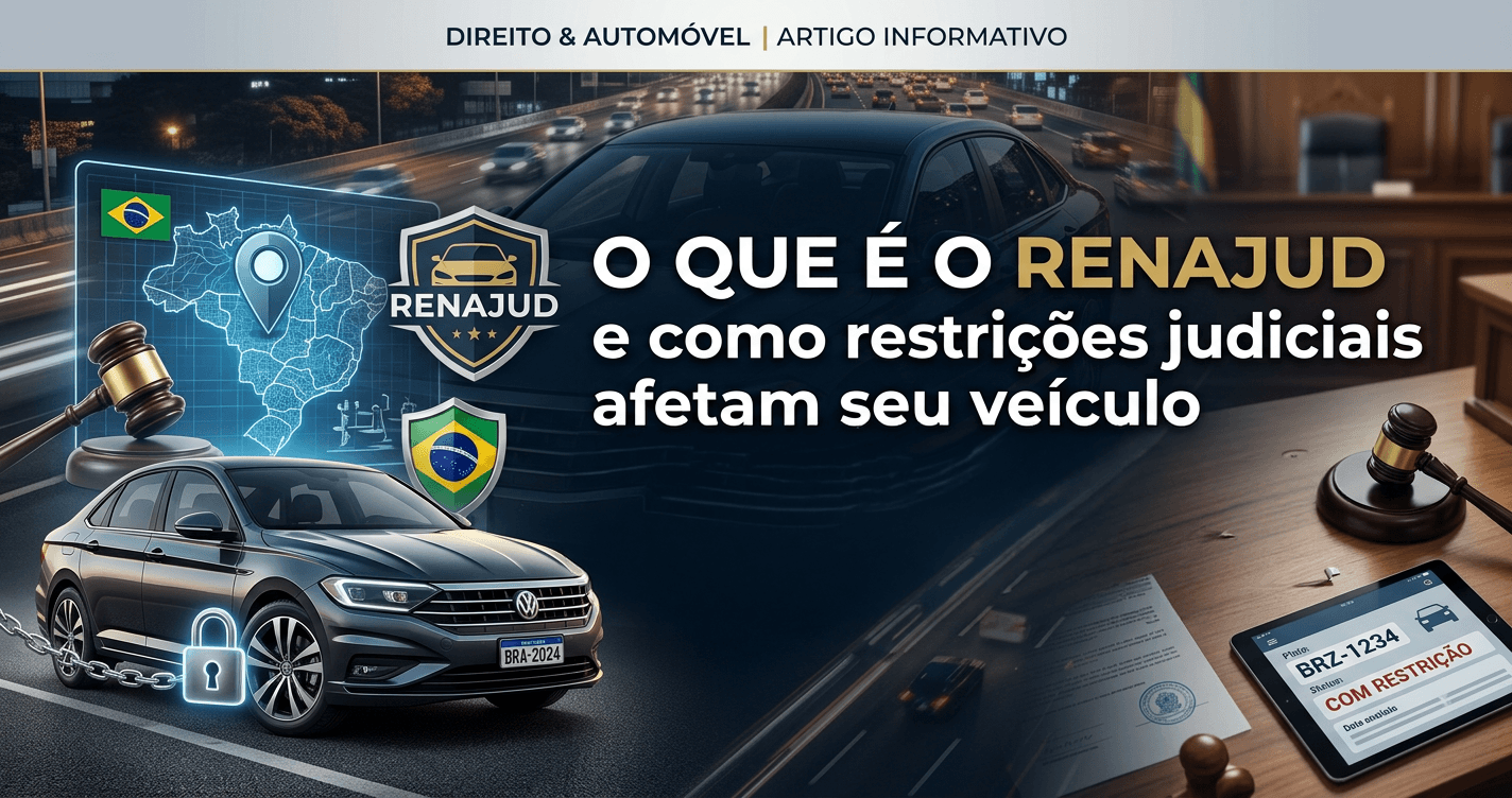 O que é o RENAJUD e como restrições judiciais afetam seu veículo