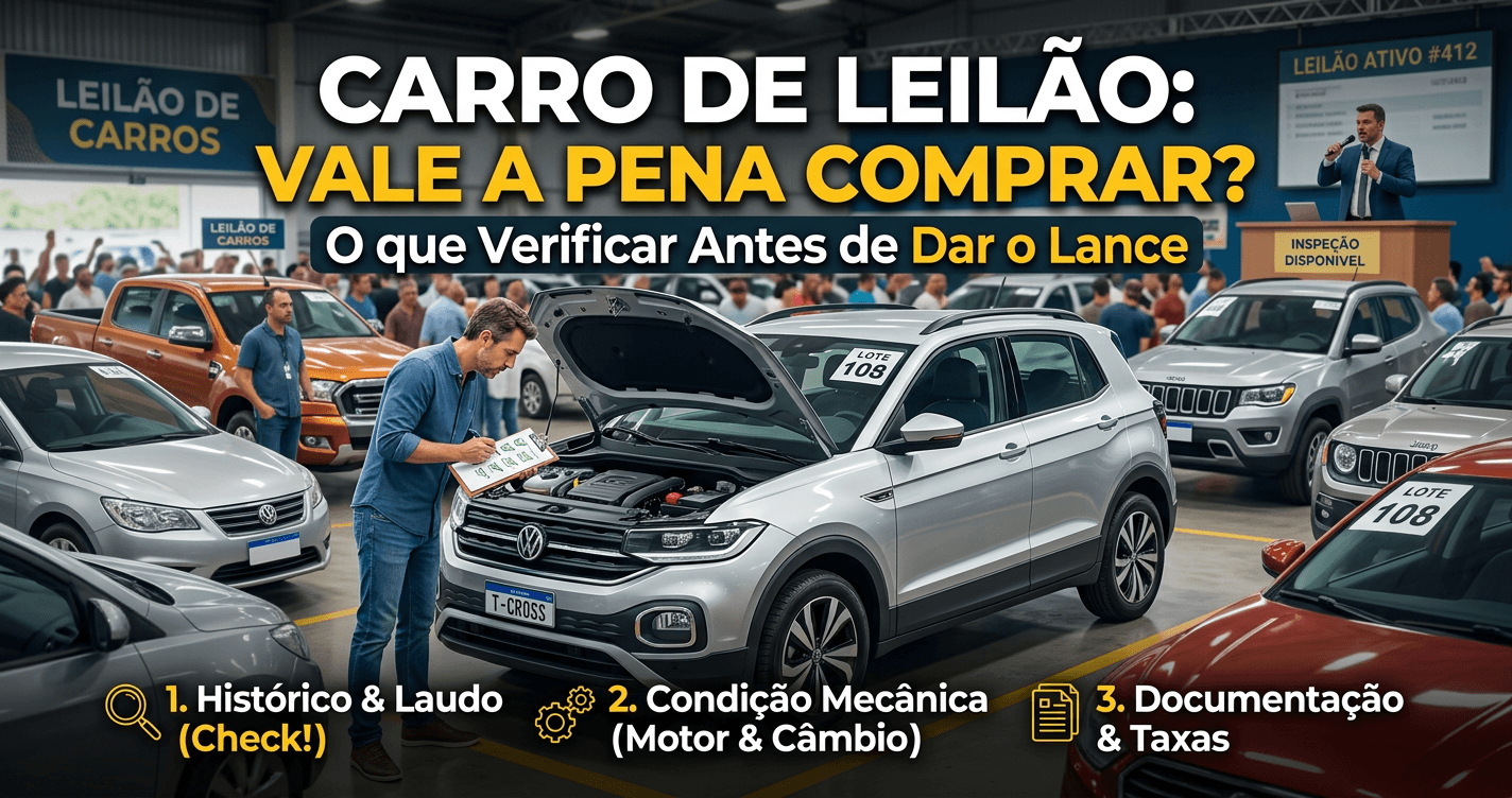 Carro de Leilão: Vale a Pena Comprar? O Que Verificar Antes