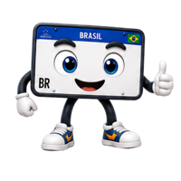 Mascote do Busca Placa